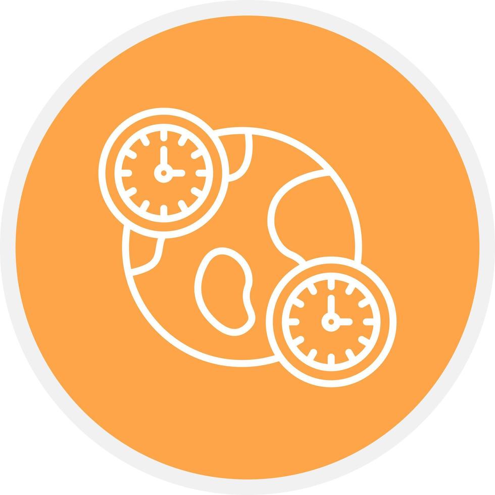Jet Lag Creative Icon Design vector