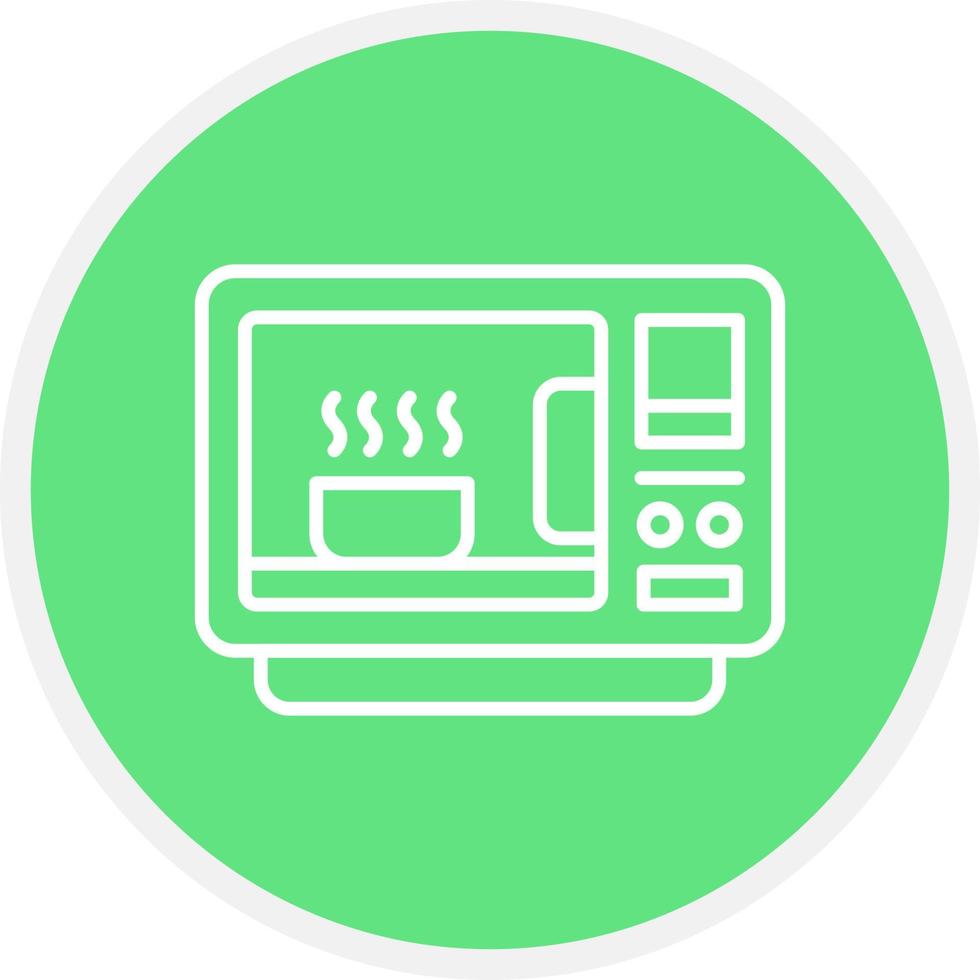 Microwave Creative Icon Design vector