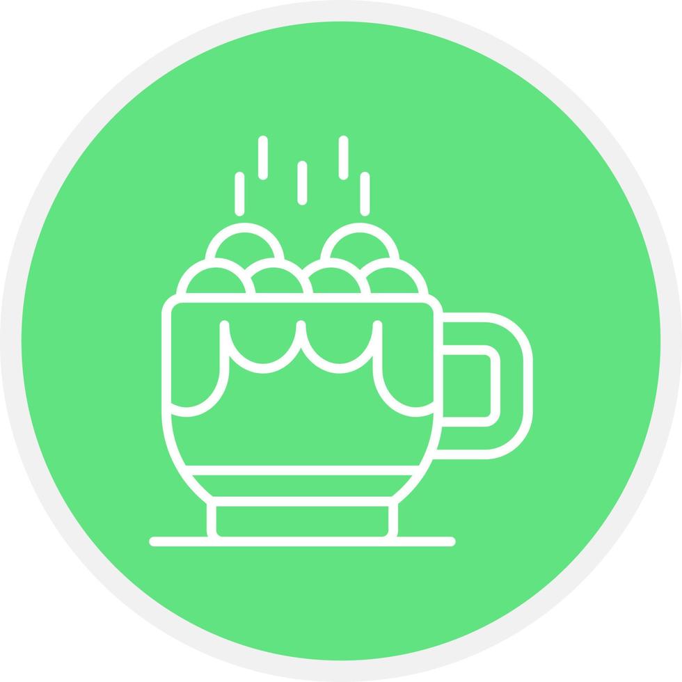 Hot Chocolate Creative Icon Design vector