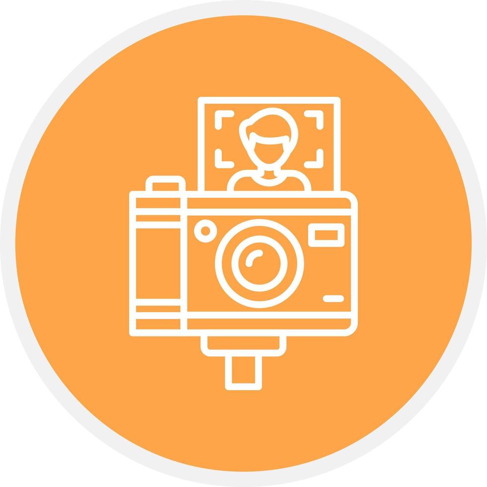 Vlogger Creative Icon Design vector