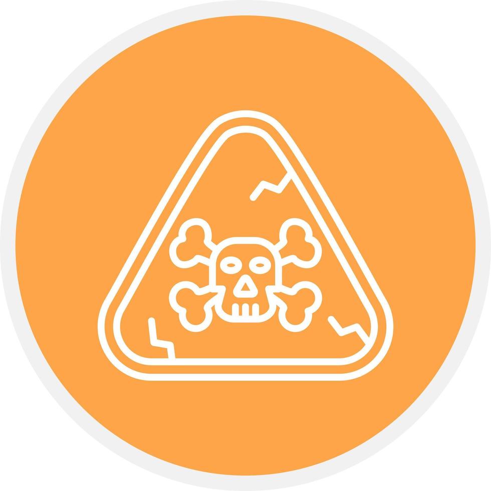 Dangerous Creative Icon Design vector