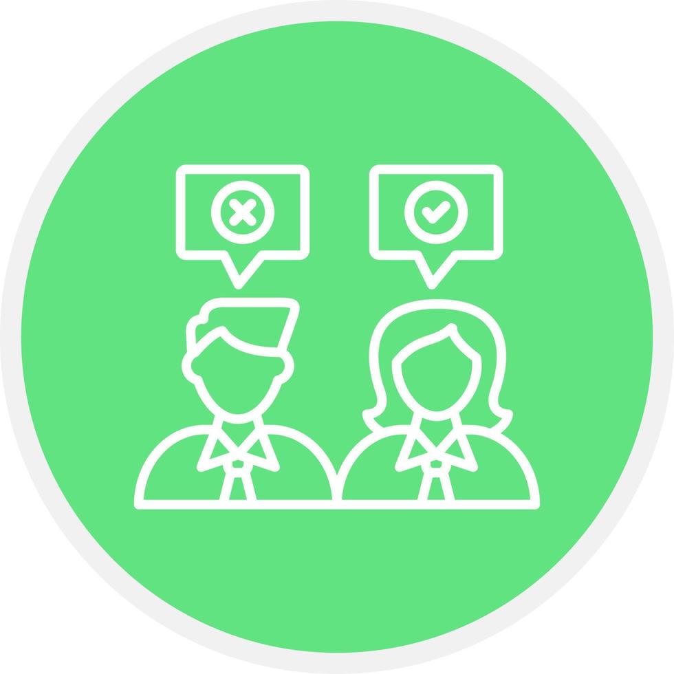 Candidate Creative Icon Design vector