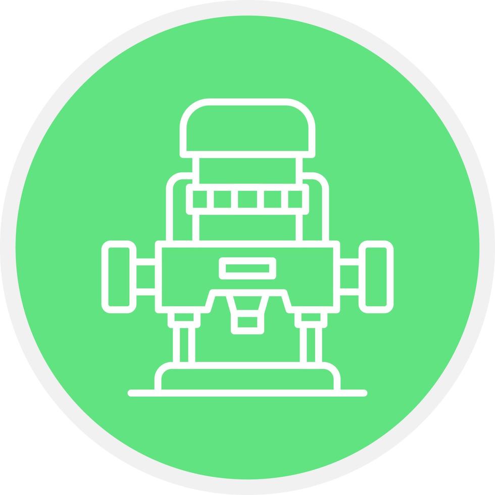 Router Machine Creative Icon Design vector