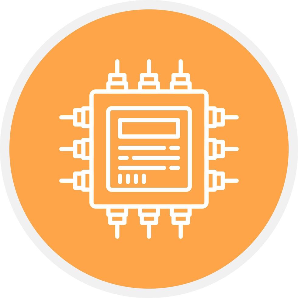 Cpu Creative Icon Design vector