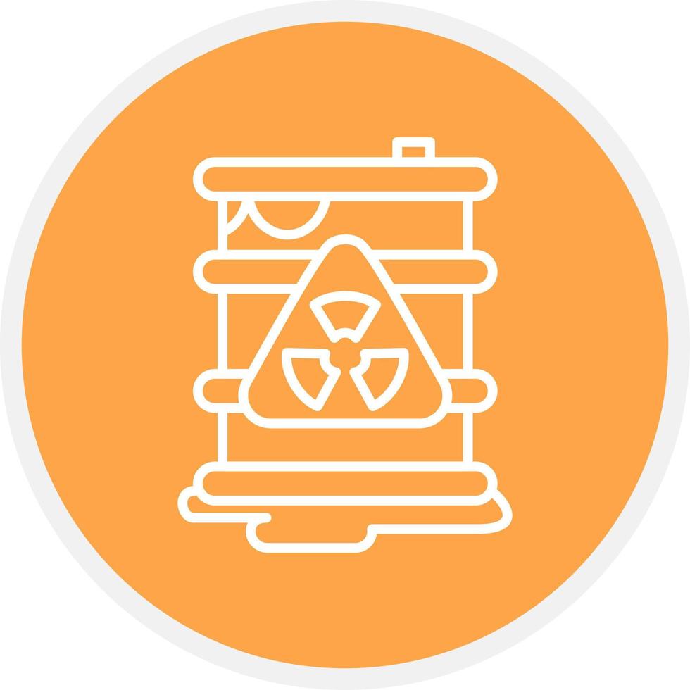 Toxic Waste Creative Icon Design vector
