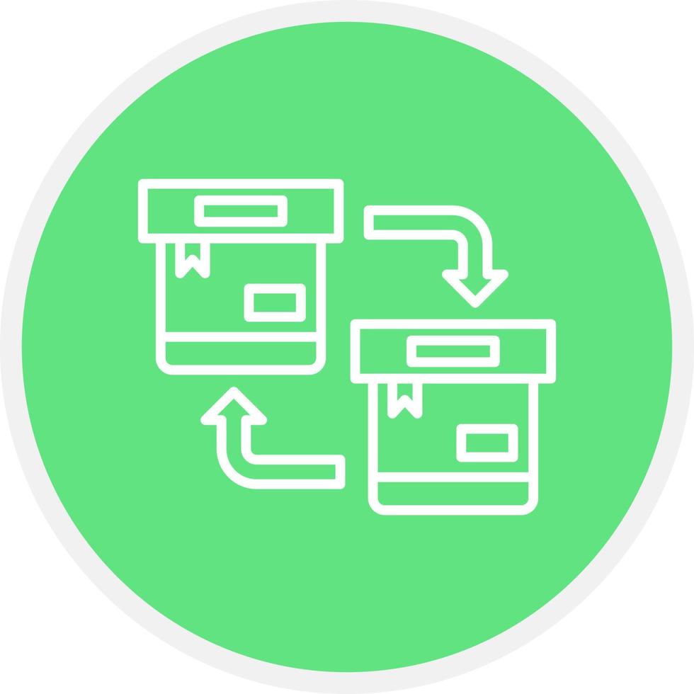 Replacement Creative Icon Design vector