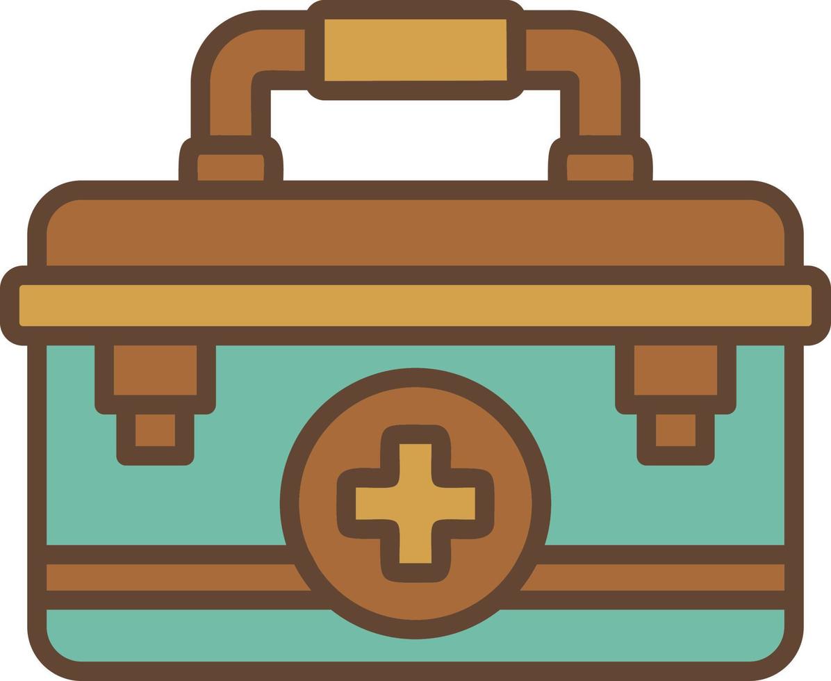 First Aid Kit Creative Icon Design vector