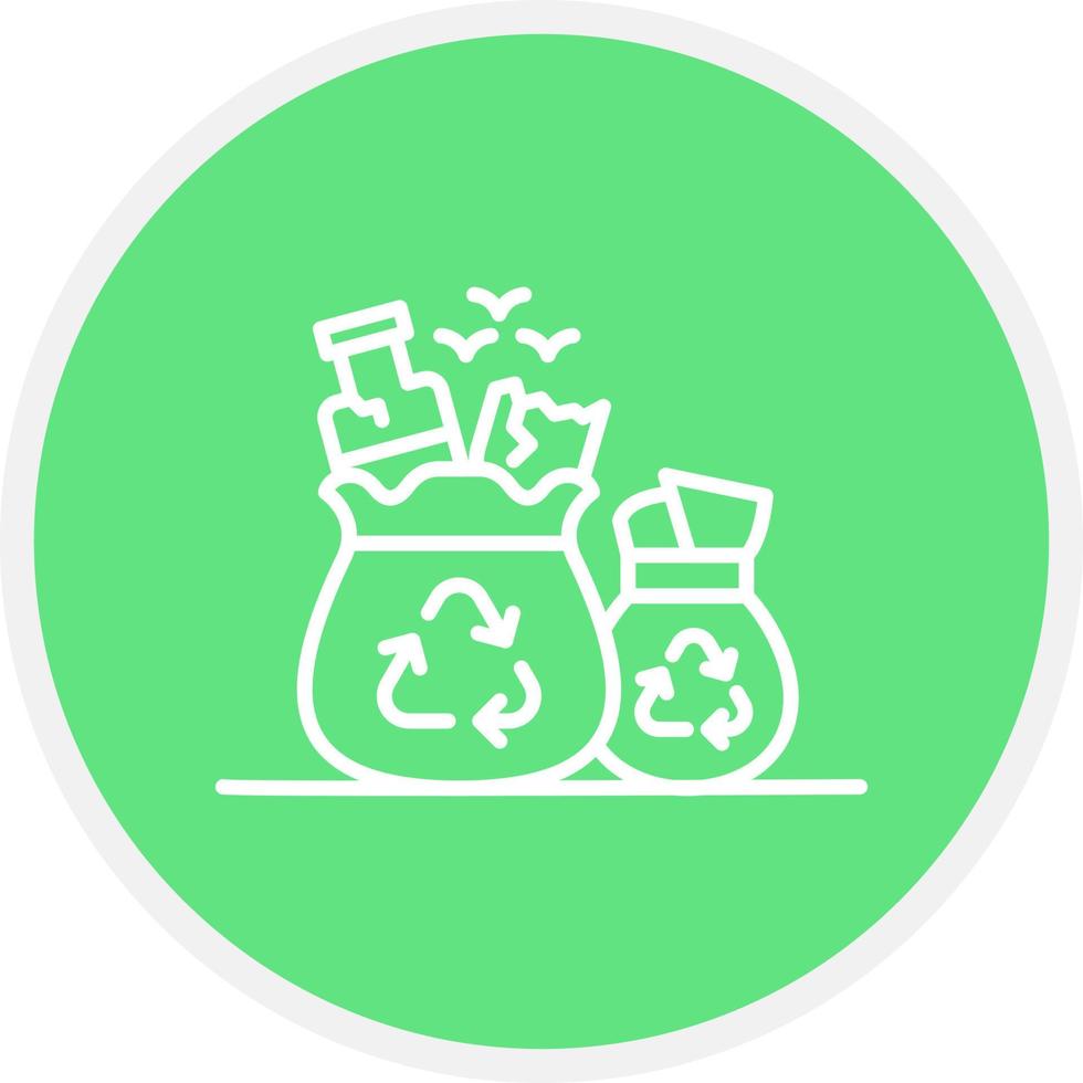 Garbage Creative Icon Design vector