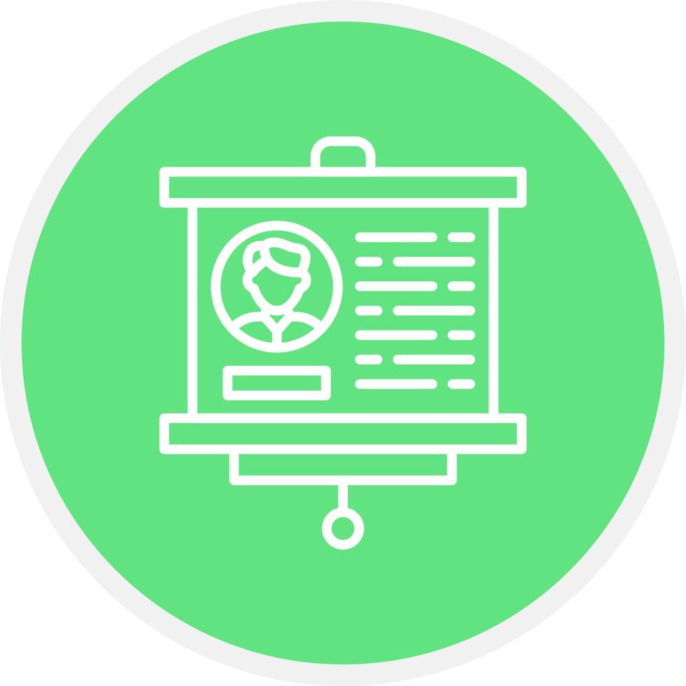 Presentation Creative Icon Design vector