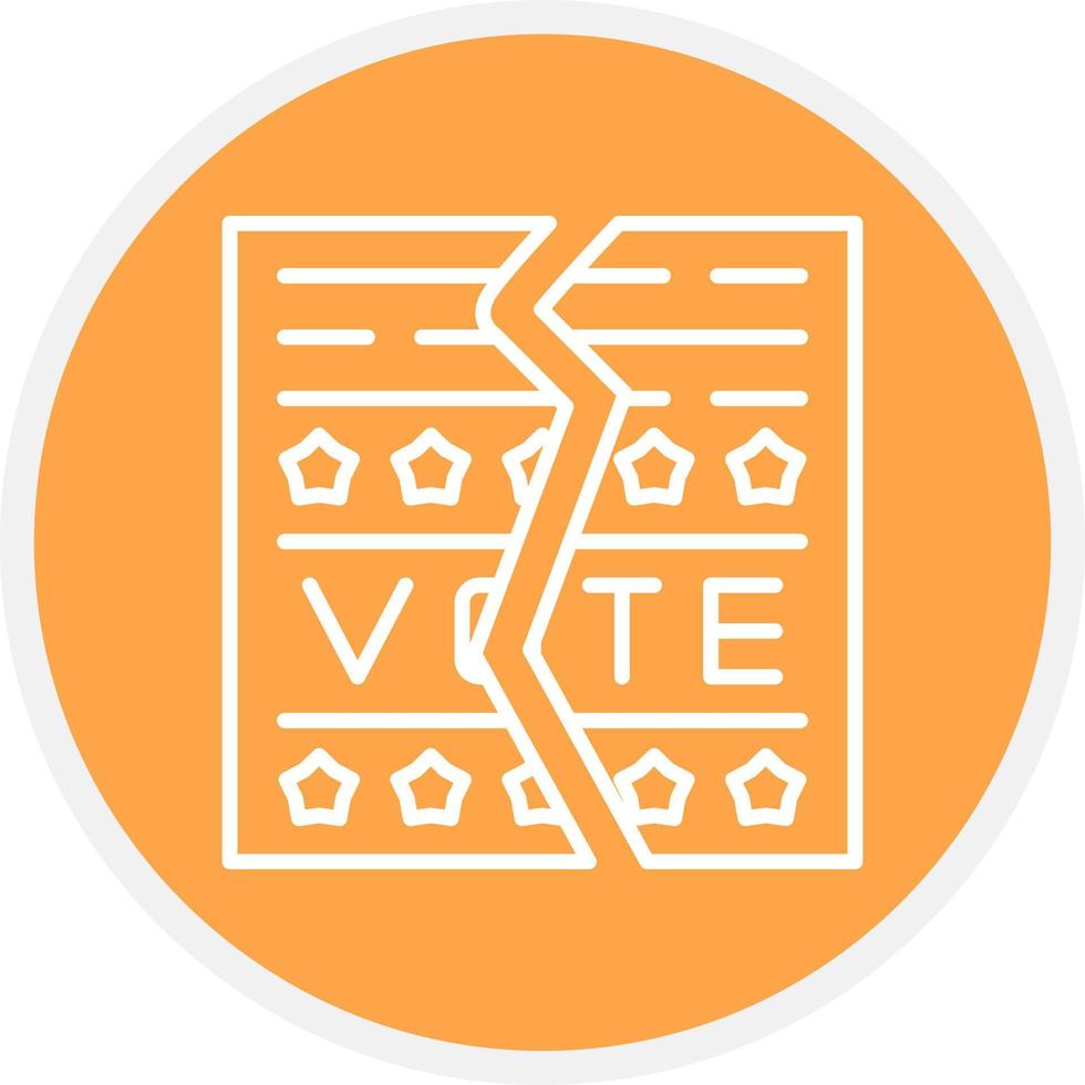 Ballot Creative Icon Design vector