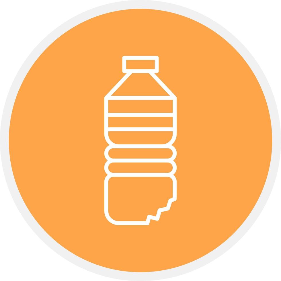 Water Bottle Creative Icon Design vector