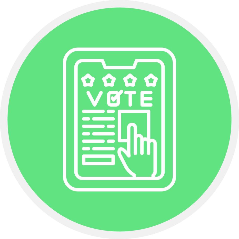 Vote Creative Icon Design vector