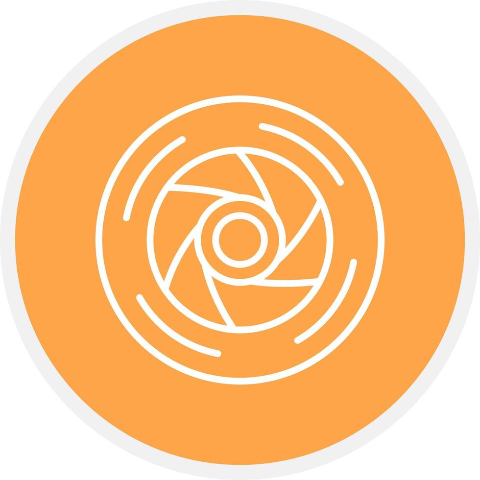 Diaphragm Creative Icon Design vector