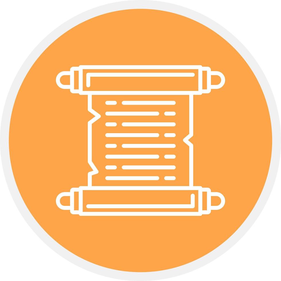 Scroll Creative Icon Design vector