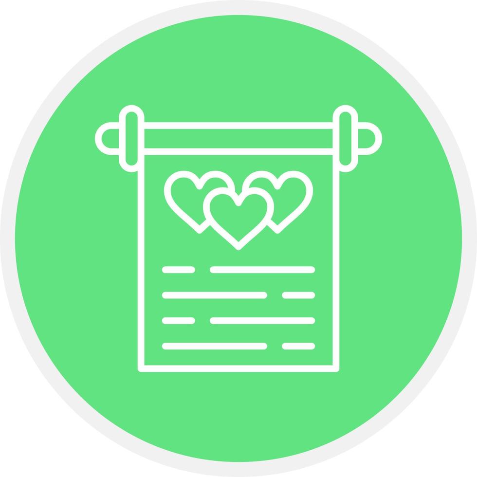 Wedding Vows Creative Icon Design vector