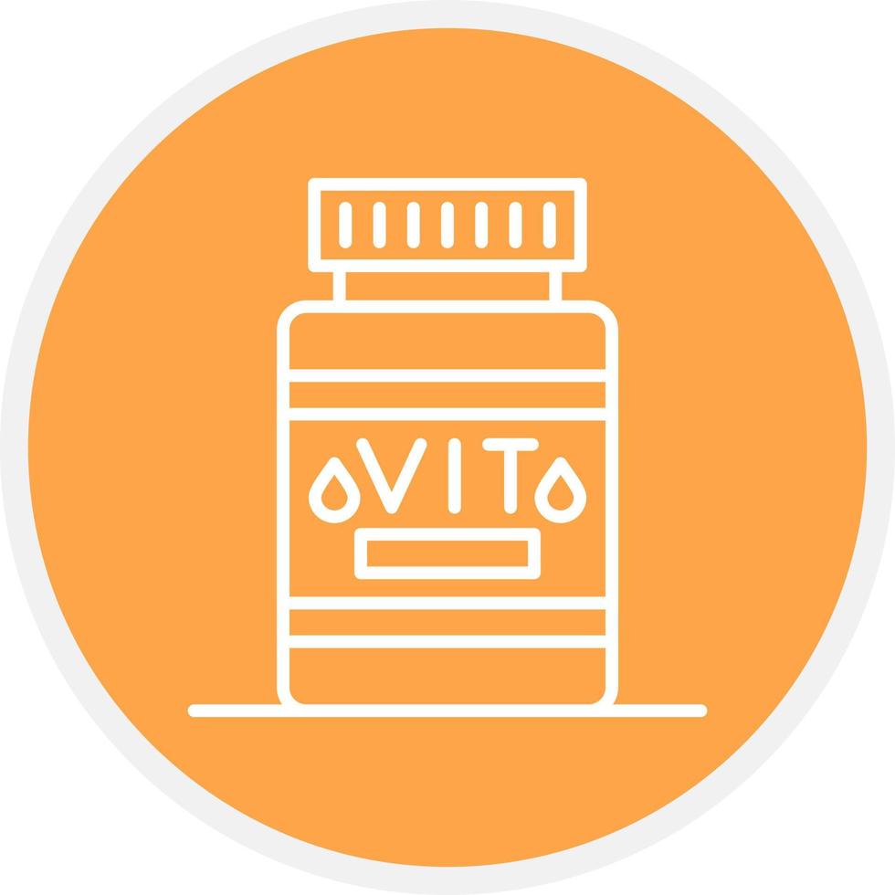 Vitamin Creative Icon Design vector