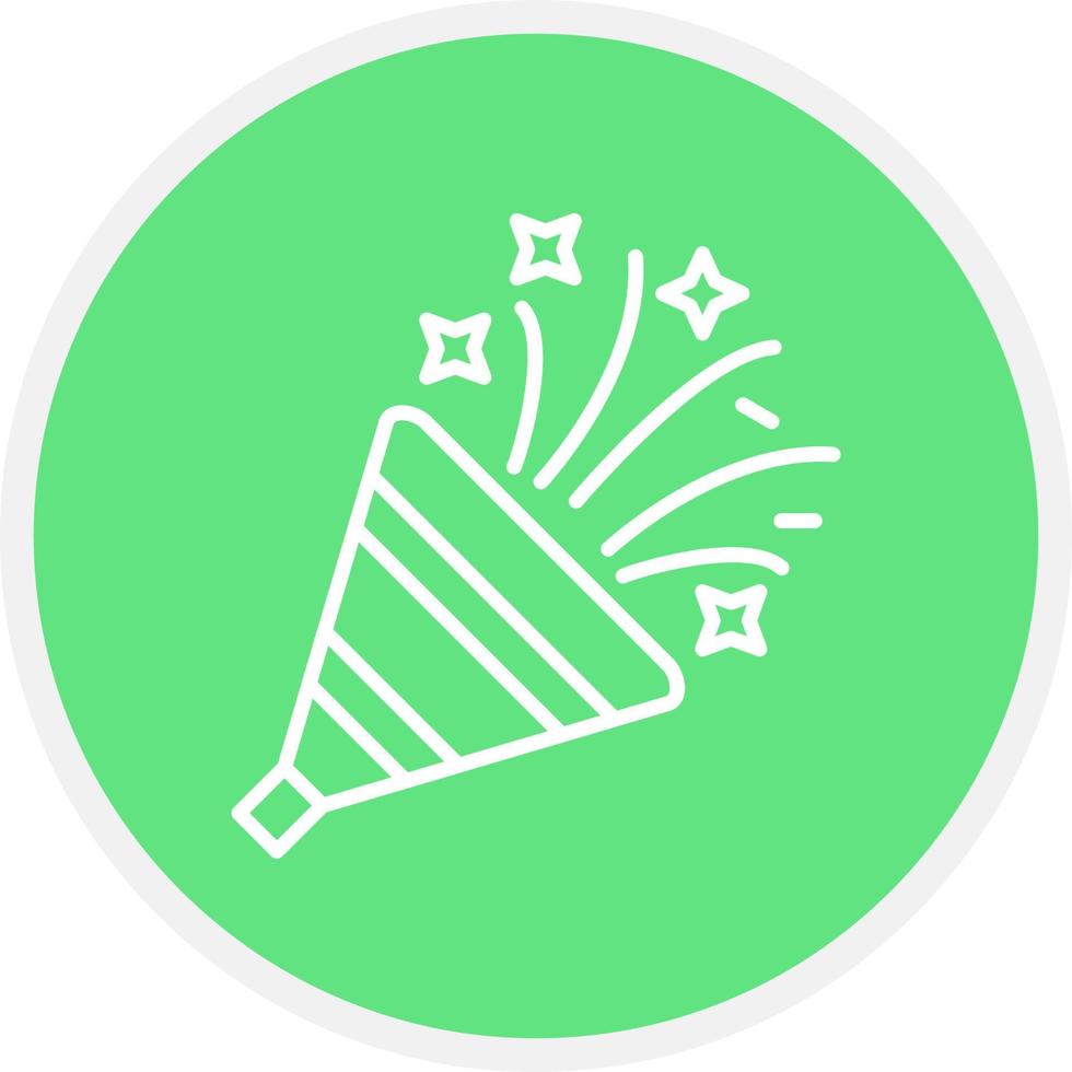 Confetti Creative Icon Design vector