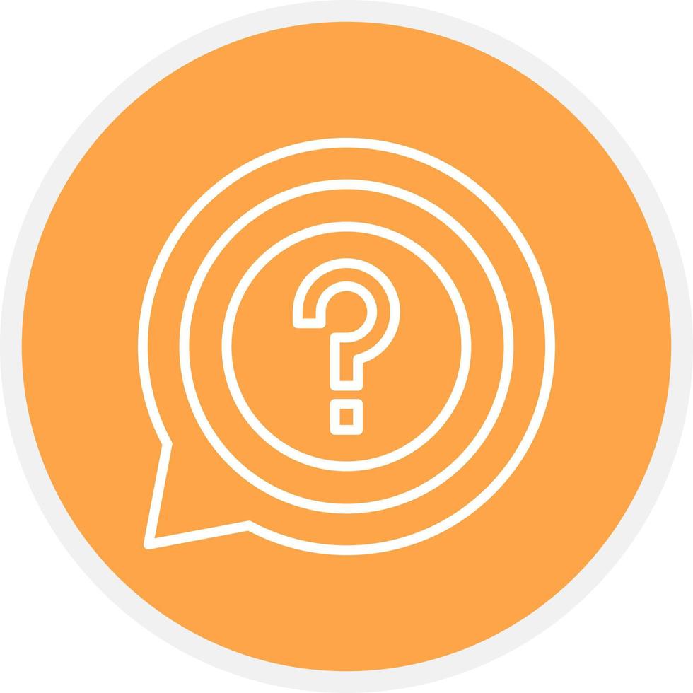 Question Creative Icon Design vector