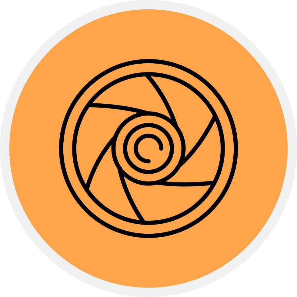 Shutter Creative Icon Design vector