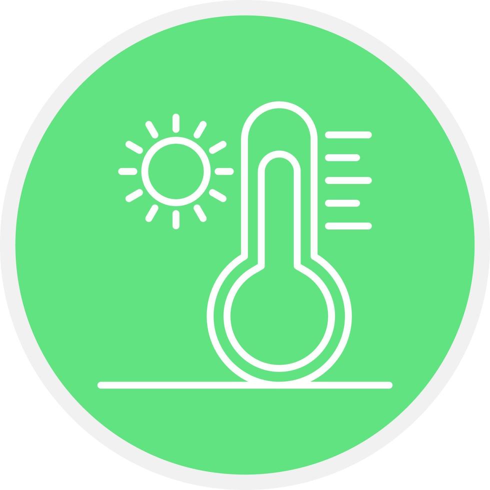 High Temperature Creative Icon Design vector