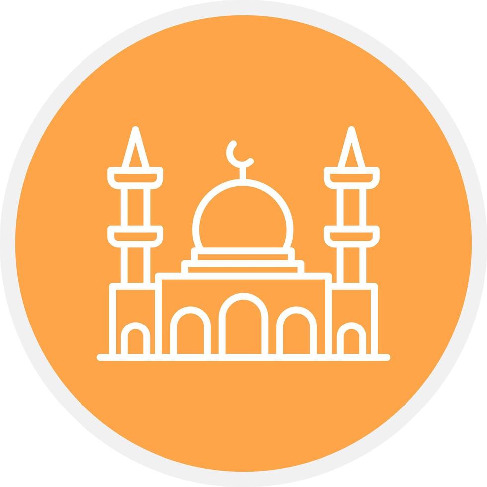 Mosque Creative Icon Design vector