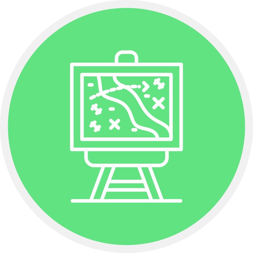 Map Creative Icon Design vector