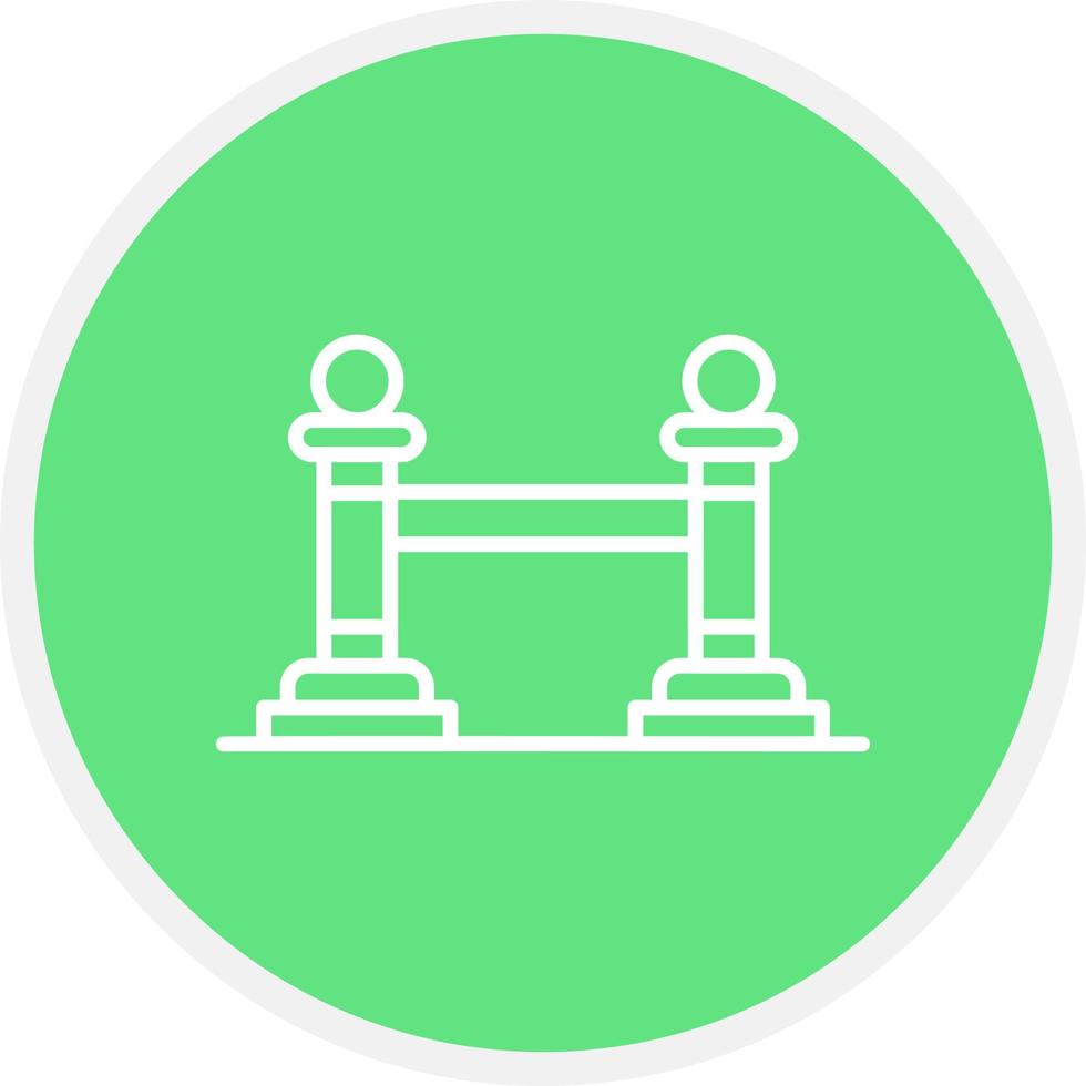 Stanchion Creative Icon Design vector