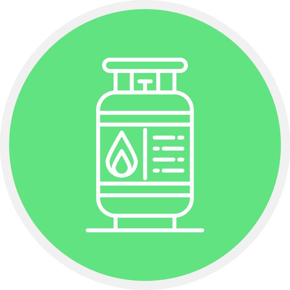 Gas Cilinder Creative Icon Design vector