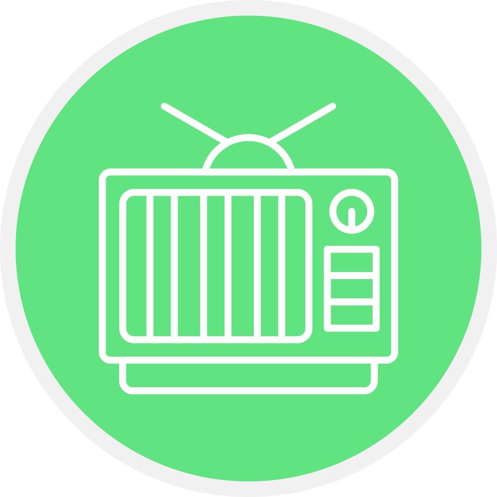 Tv Creative Icon Design vector