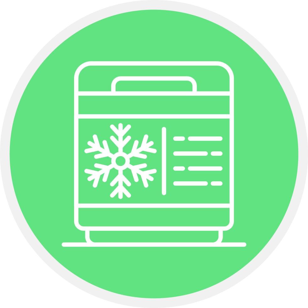 Freezer Creative Icon Design vector