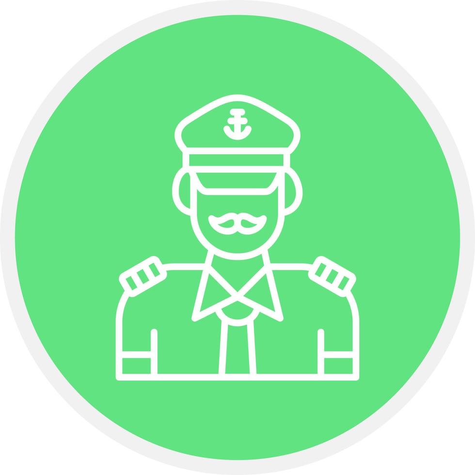 Captain Creative Icon Design vector