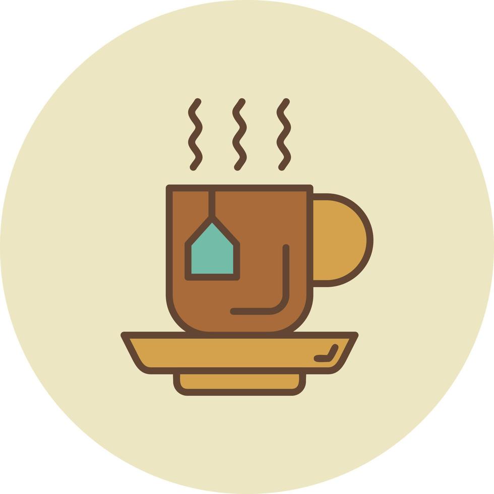 Tea Cup Creative Icon Design vector