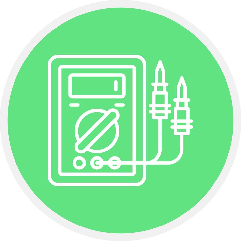 Voltmeter Creative Icon Design vector