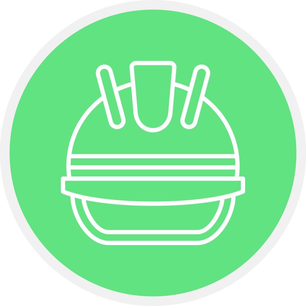 diseño de icono creativo de casco vector