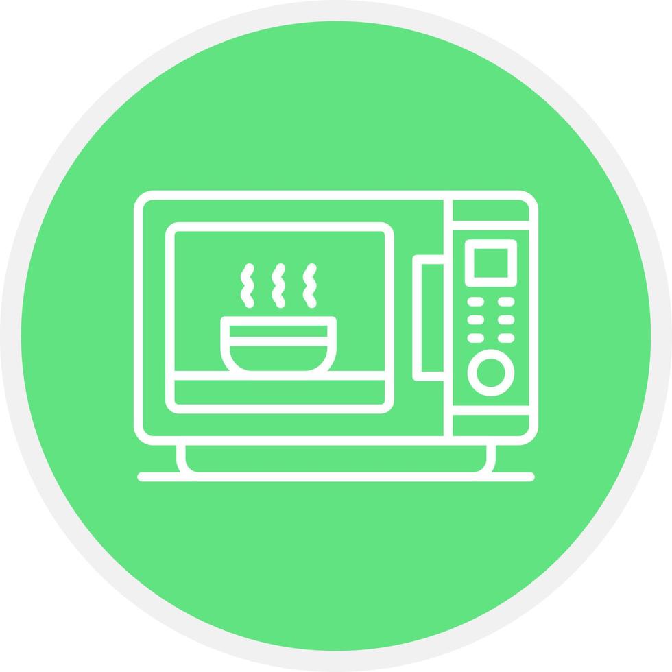 Microwave Creative Icon Design vector