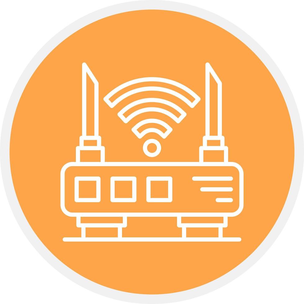 Router Creative Icon Design vector
