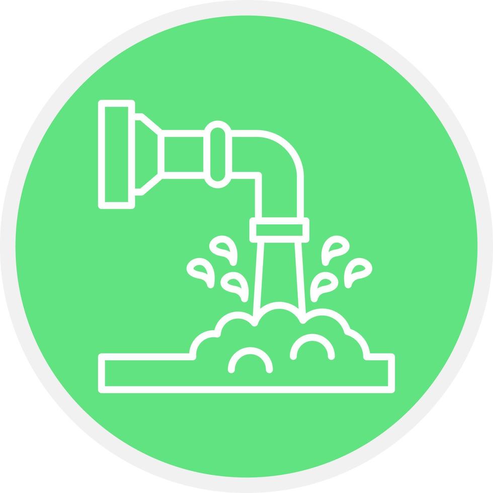 Waste Water Creative Icon Design vector