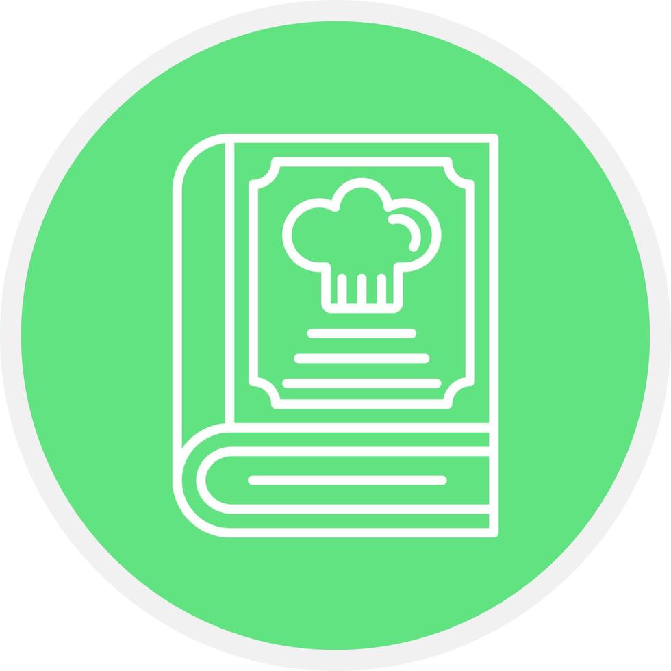 Cook Book Creative Icon Design vector