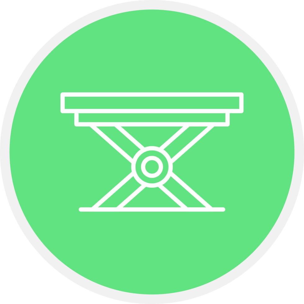 Folding Table Creative Icon Design vector