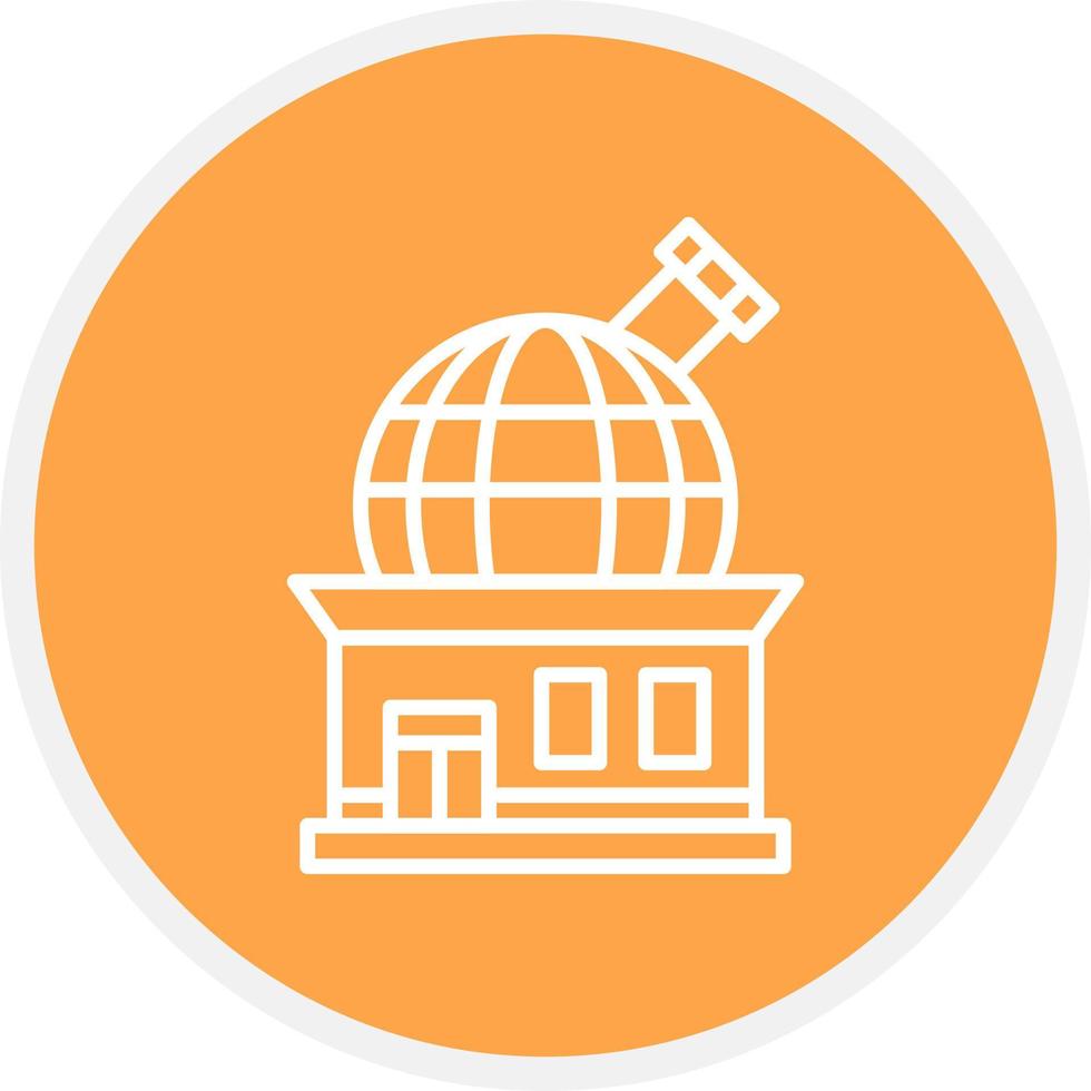 Observatory Creative Icon Design vector