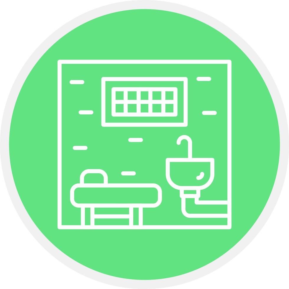 Prison Cell Creative Icon Design vector
