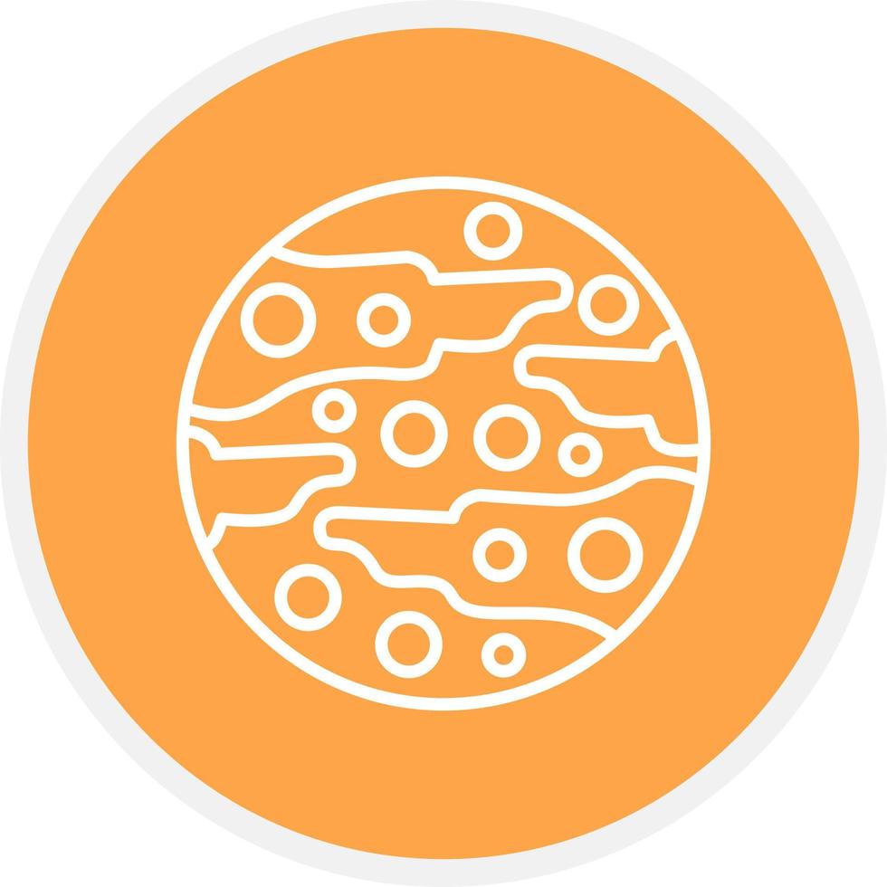 Mars Creative Icon Design vector