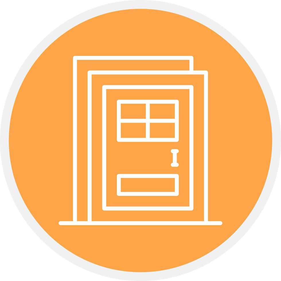 Door Creative Icon Design vector