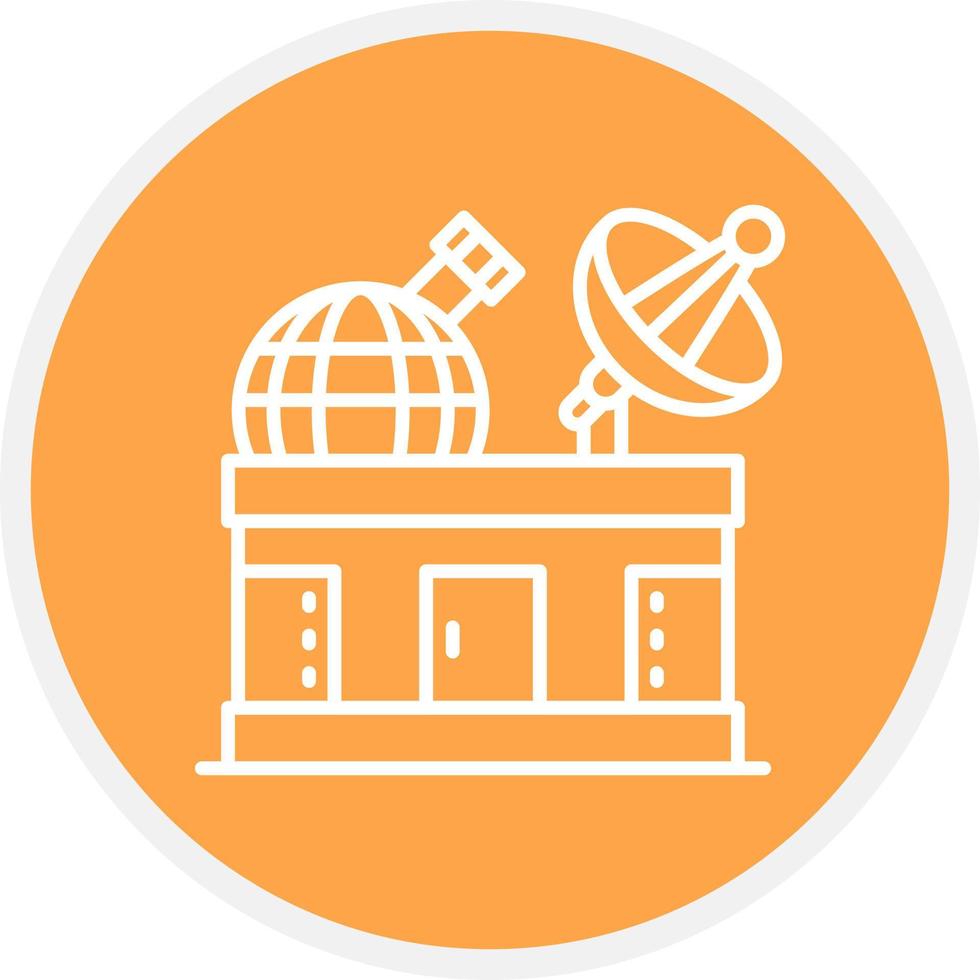 Observatory Creative Icon Design vector