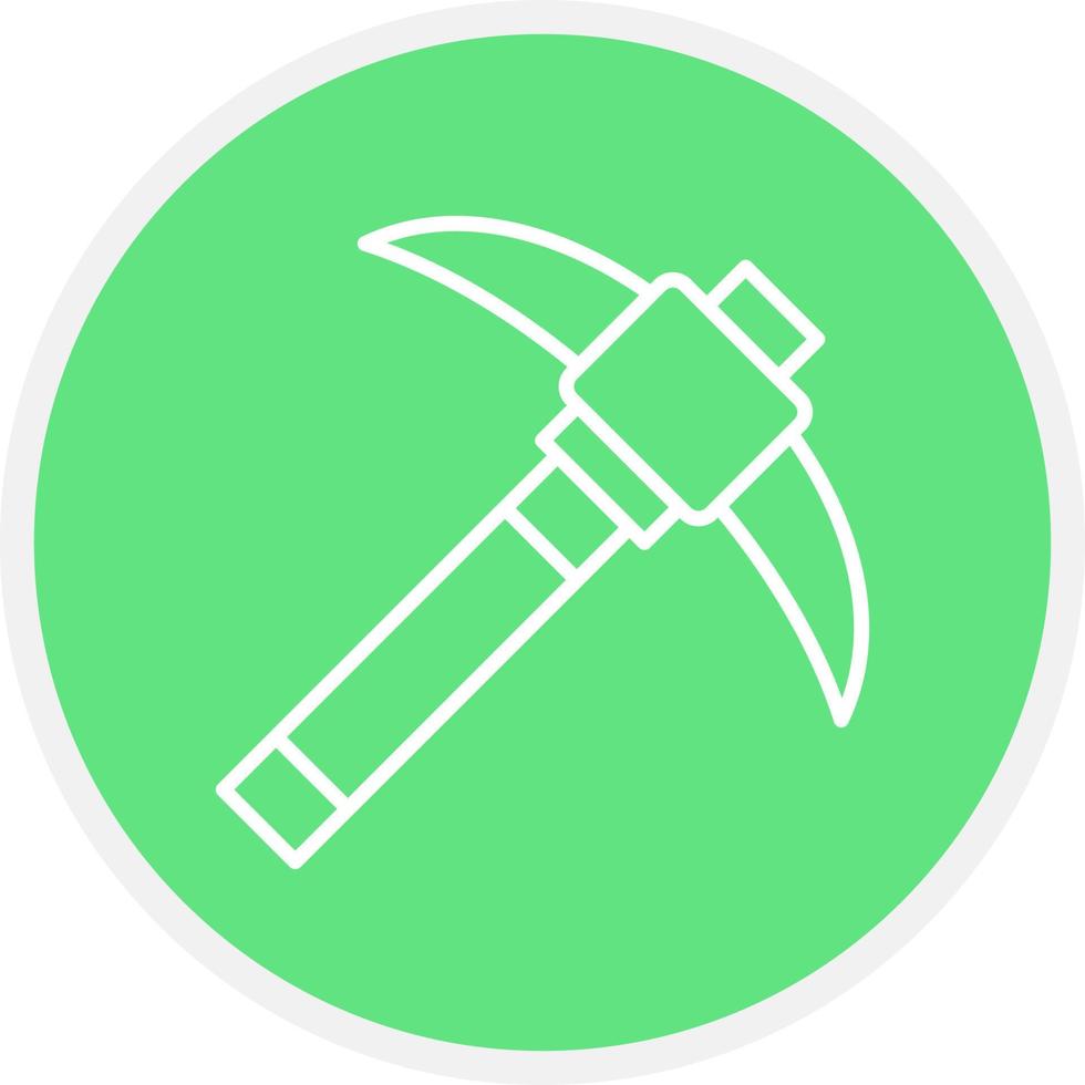 Pickaxe Creative Icon Design vector