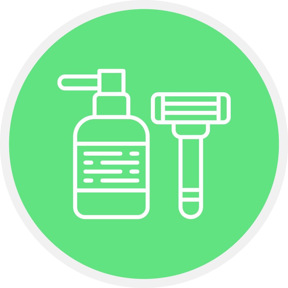 Shaving Creative Icon Design vector