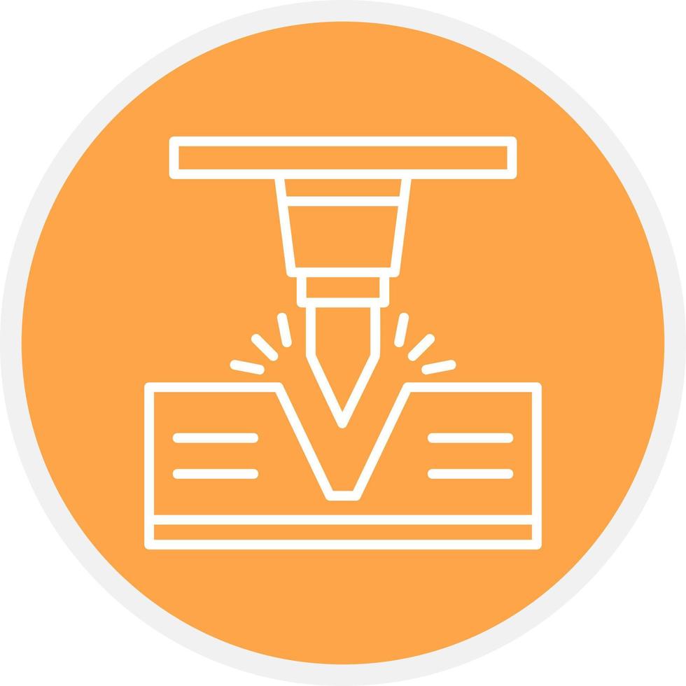 Bending Creative Icon Design vector