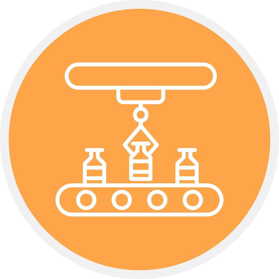 Conveyor Belt Creative Icon Design vector