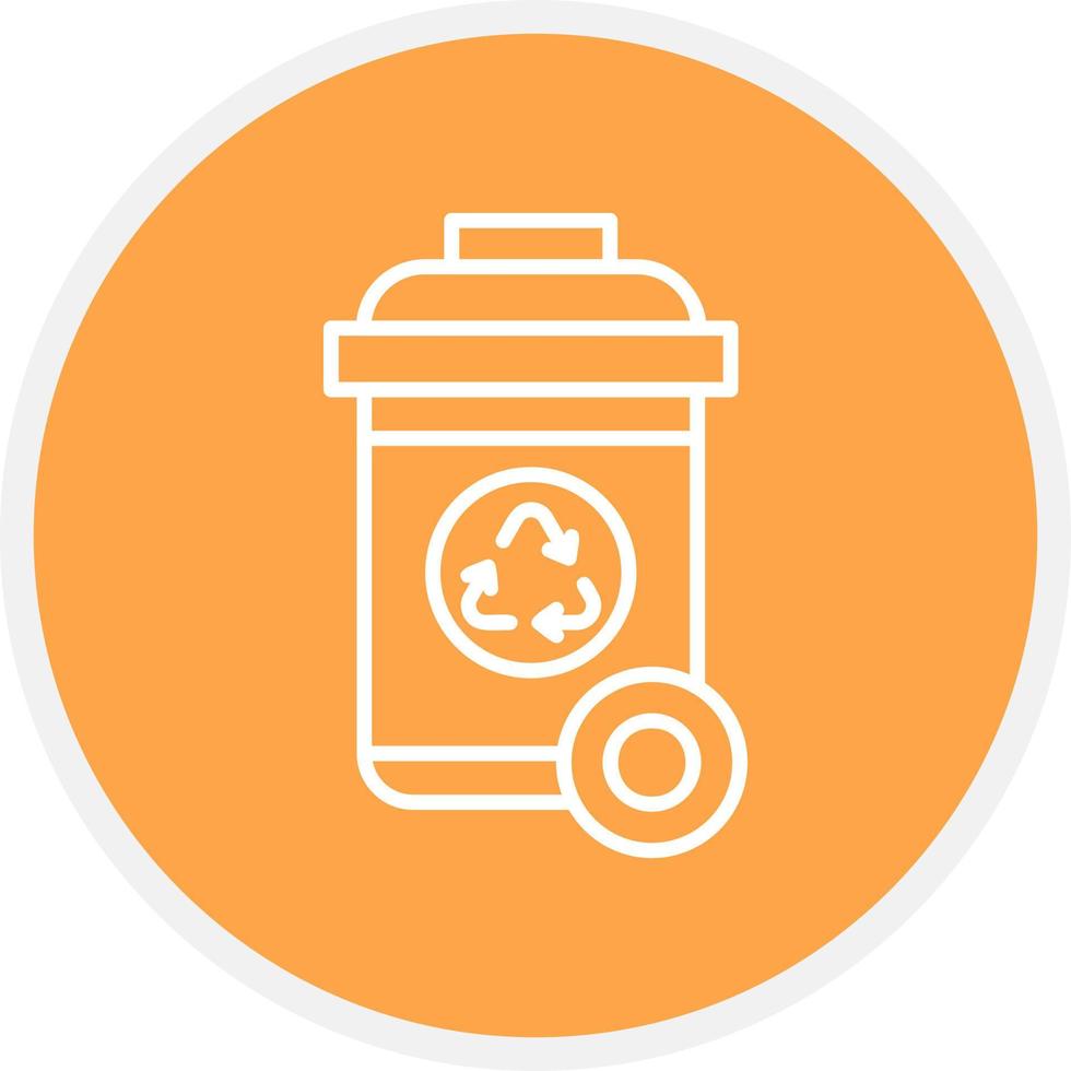 Recycle Bin Creative Icon Design vector