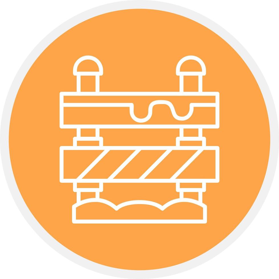Road Block Creative Icon Design vector